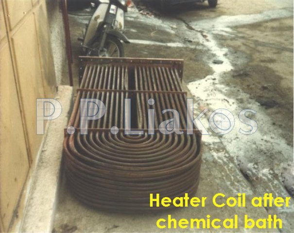 Heater Coil Chemical Cleaning